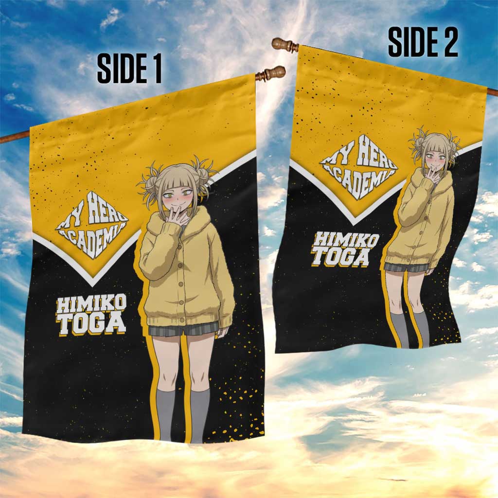 Himiko Toga My Hero Academia Garden Flag Anime Grunge Splatter Graphic Style