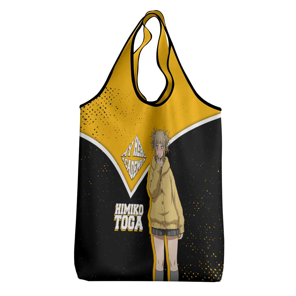 Himiko Toga My Hero Academia Grocery Bag Anime Grunge Splatter Graphic Style