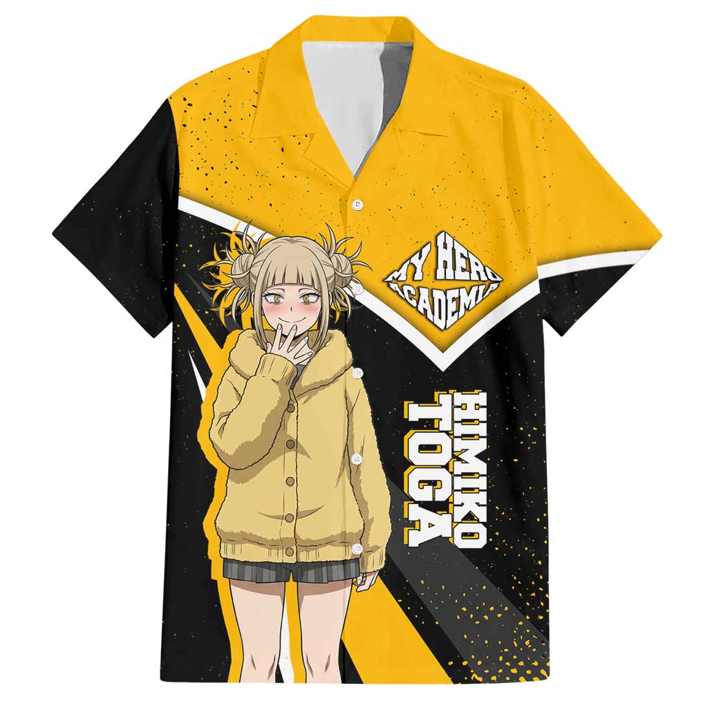 Himiko Toga My Hero Academia Hawaiian Shirt Anime Grunge Splatter Graphic Style