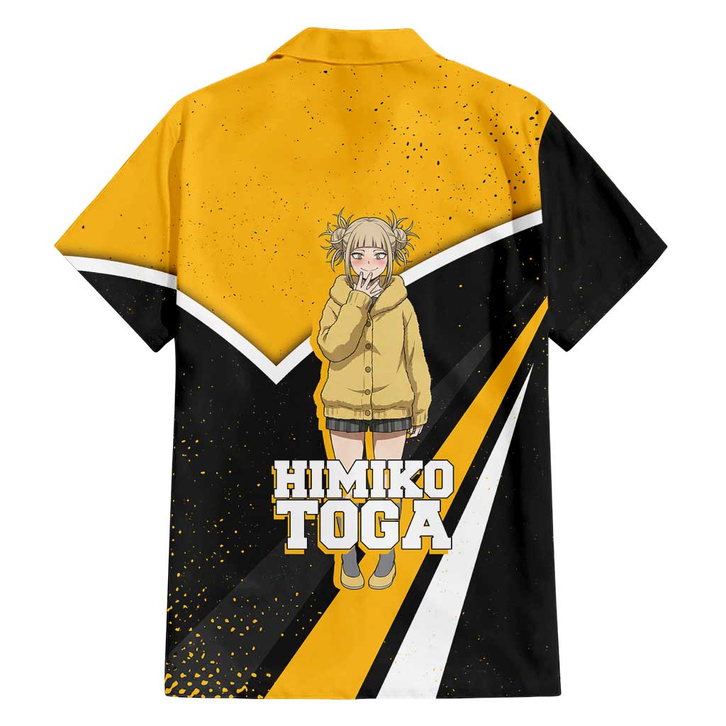 Himiko Toga My Hero Academia Hawaiian Shirt Anime Grunge Splatter Graphic Style