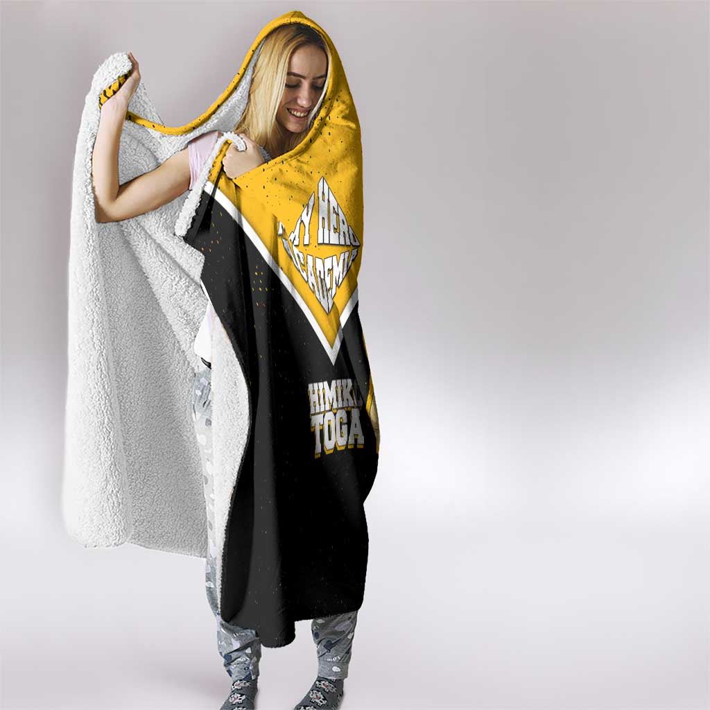 Himiko Toga My Hero Academia Hooded Blanket Anime Grunge Splatter Graphic Style