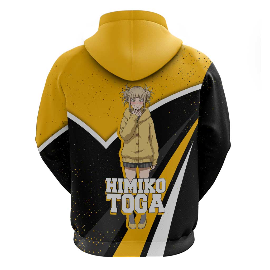 Himiko Toga My Hero Academia Hoodie Anime Grunge Splatter Graphic Style
