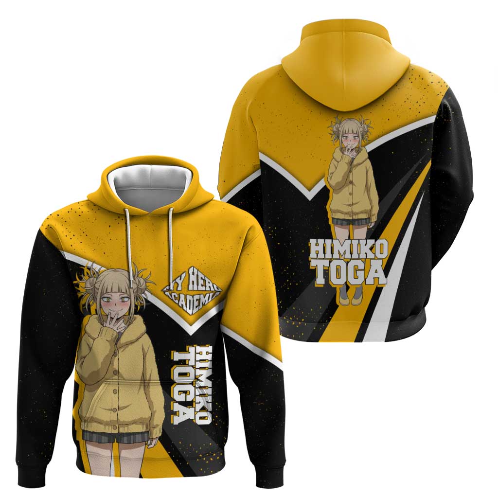 Himiko Toga My Hero Academia Hoodie Anime Grunge Splatter Graphic Style