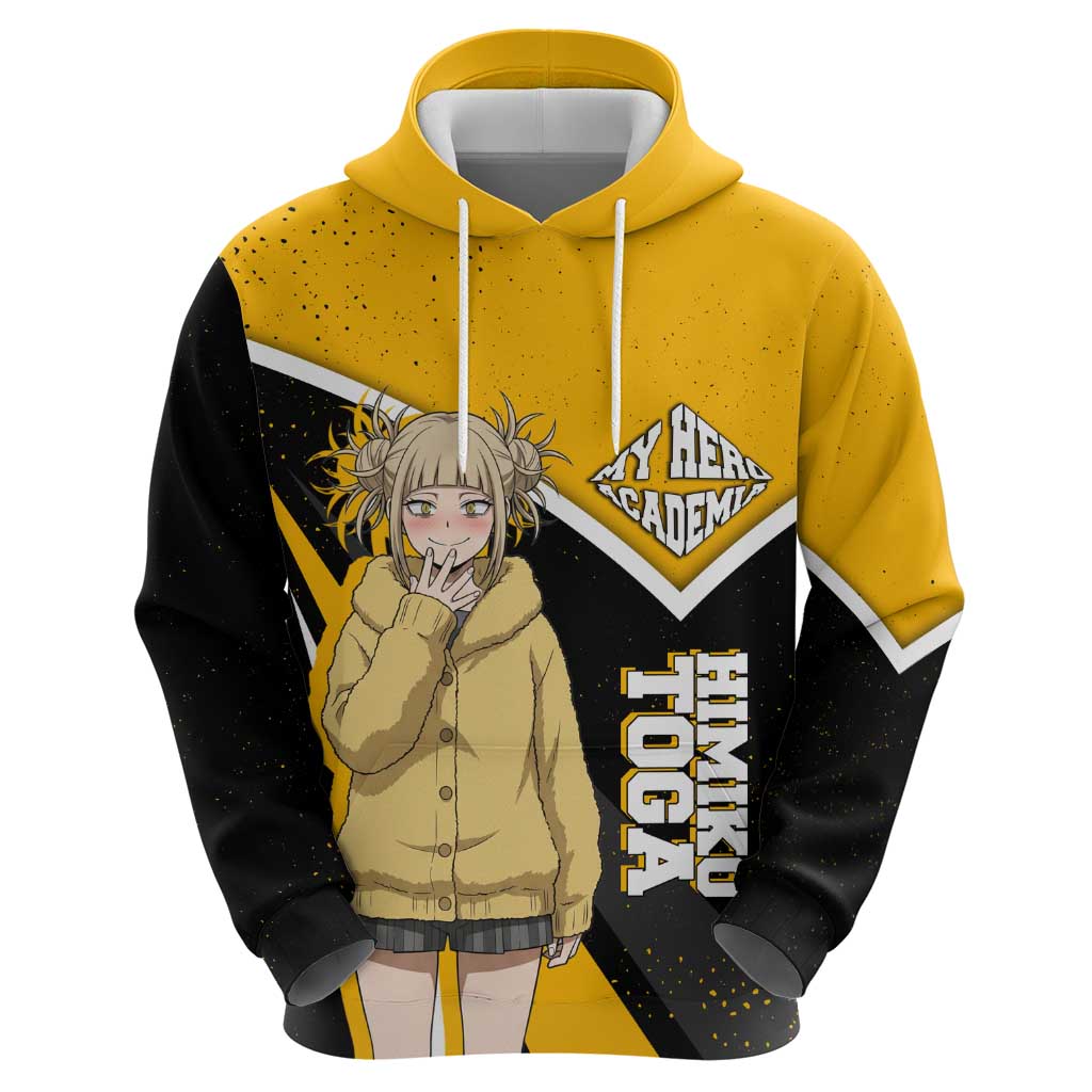 Himiko Toga My Hero Academia Hoodie Anime Grunge Splatter Graphic Style