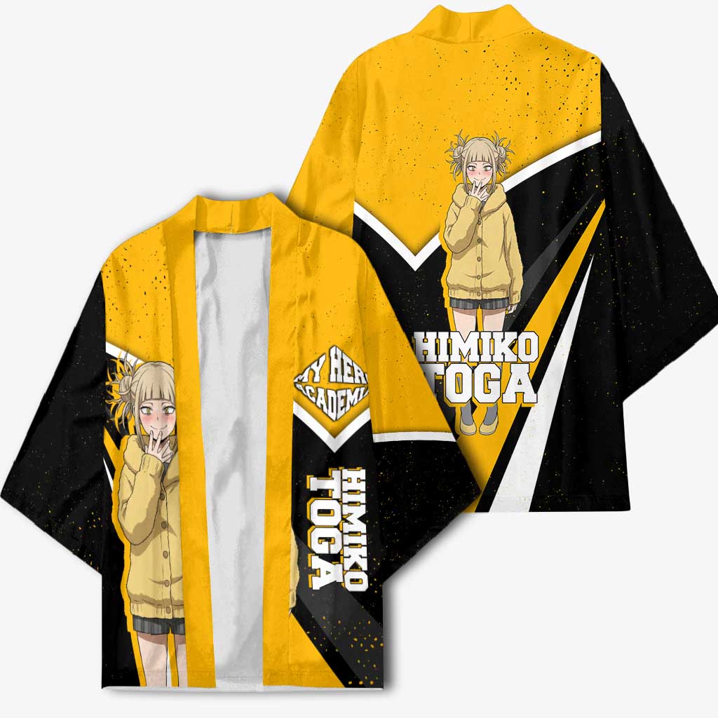 Himiko Toga My Hero Academia Kimono Anime Grunge Splatter Graphic Style