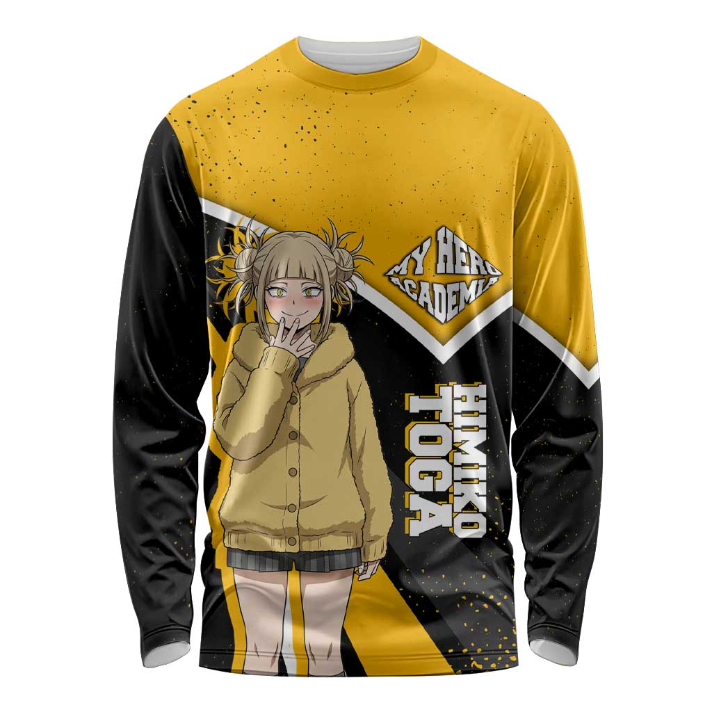 Himiko Toga My Hero Academia Long Sleeve Shirt Anime Grunge Splatter Graphic Style