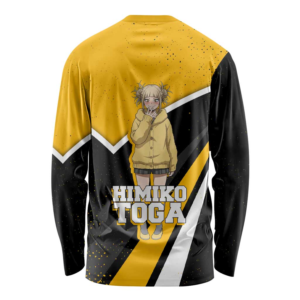 Himiko Toga My Hero Academia Long Sleeve Shirt Anime Grunge Splatter Graphic Style