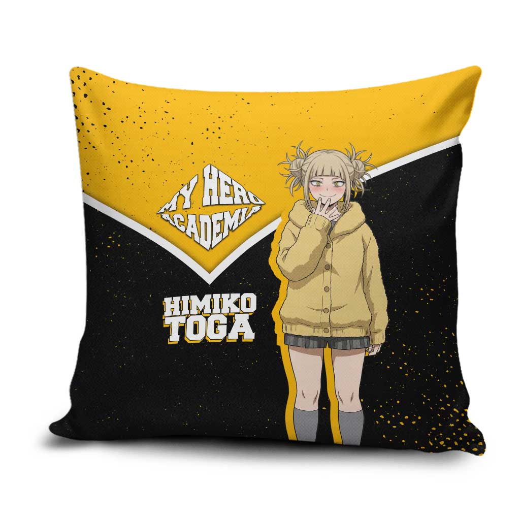 Himiko Toga My Hero Academia Pillow Cover Anime Grunge Splatter Graphic Style