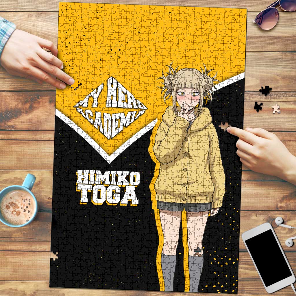 Himiko Toga My Hero Academia Puzzle Anime Grunge Splatter Graphic Style
