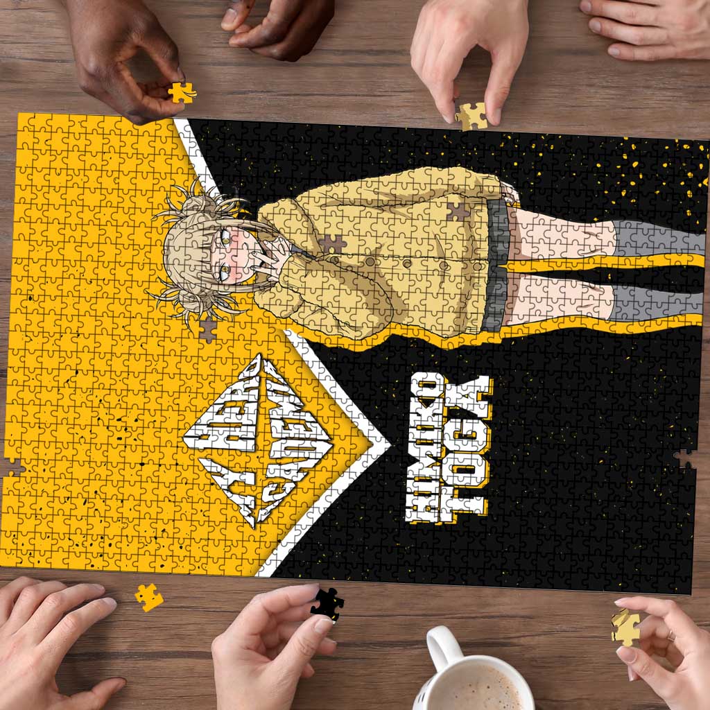 Himiko Toga My Hero Academia Puzzle Anime Grunge Splatter Graphic Style