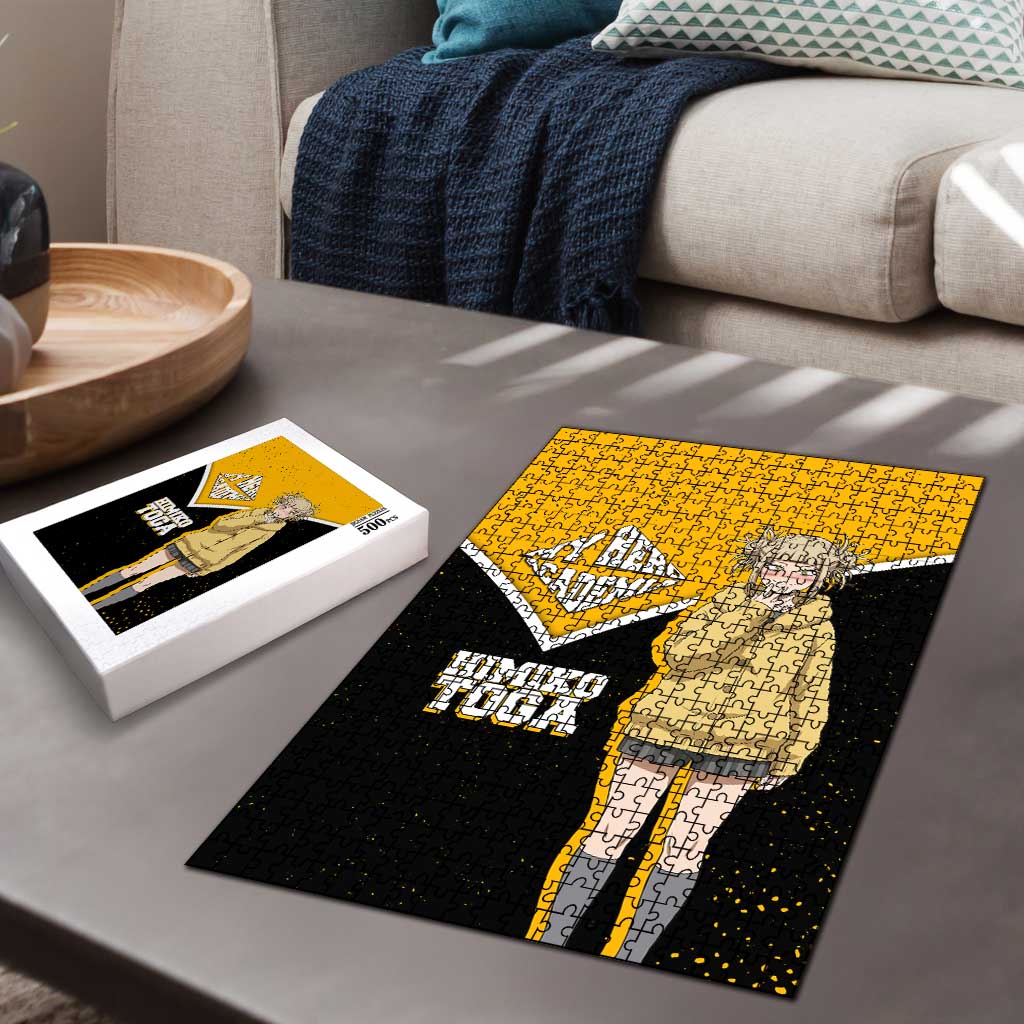 Himiko Toga My Hero Academia Puzzle Anime Grunge Splatter Graphic Style