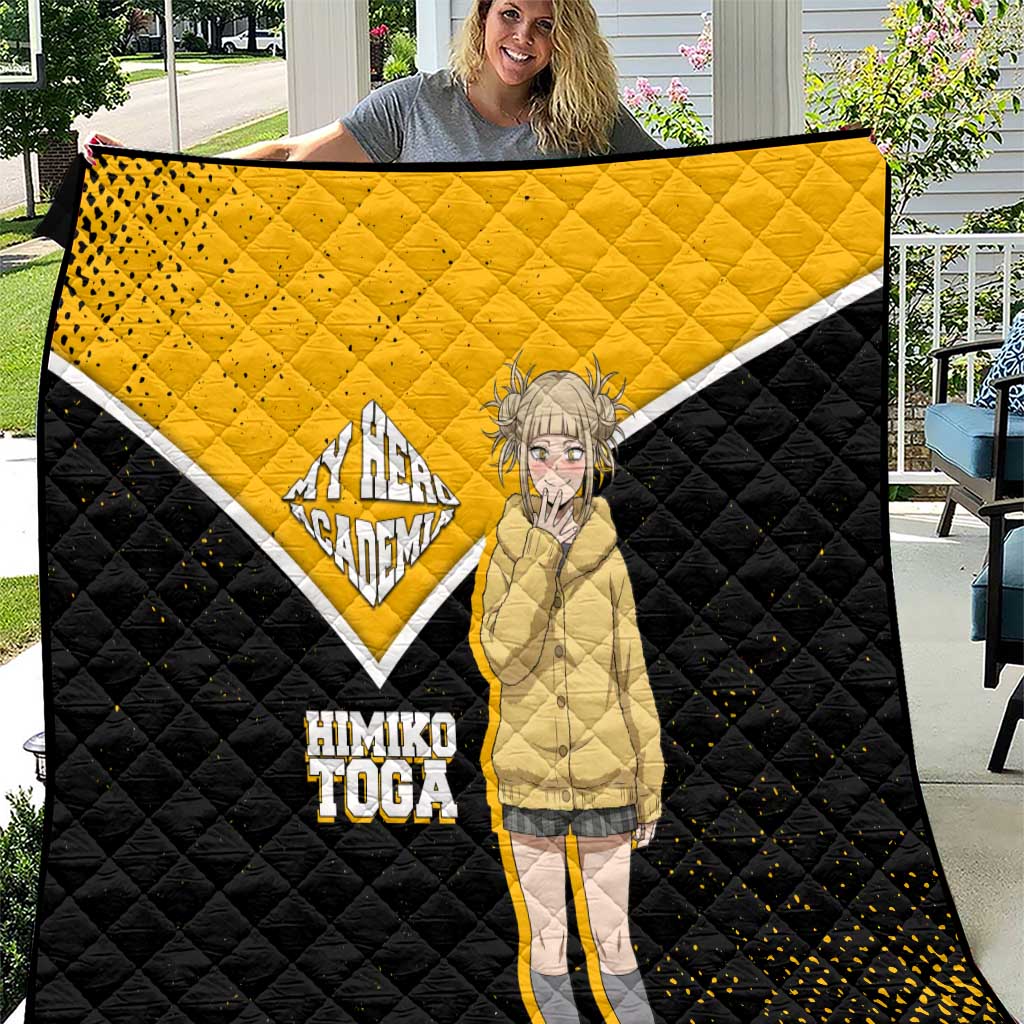 Himiko Toga My Hero Academia Quilt Anime Grunge Splatter Graphic Style