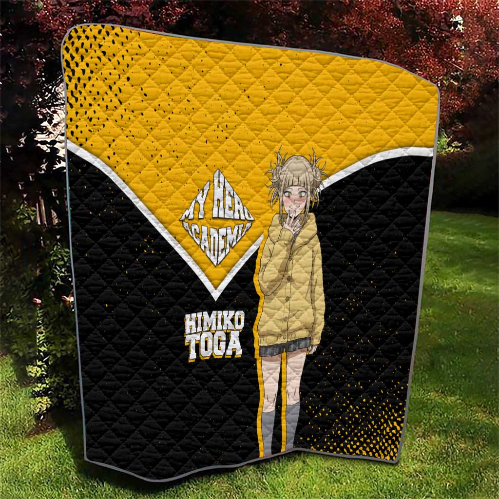 Himiko Toga My Hero Academia Quilt Anime Grunge Splatter Graphic Style