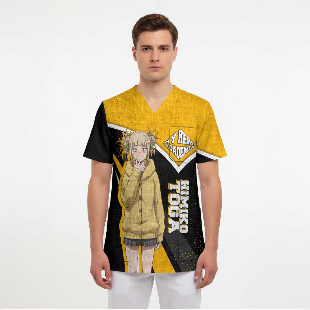 Himiko Toga My Hero Academia Scrub Top Anime Grunge Splatter Graphic Style