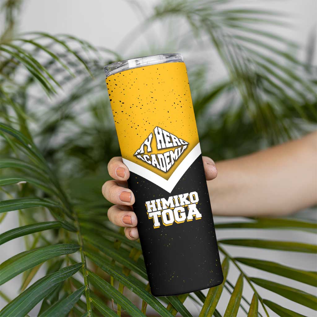 Himiko Toga My Hero Academia Skinny Tumbler Anime Grunge Splatter Graphic Style