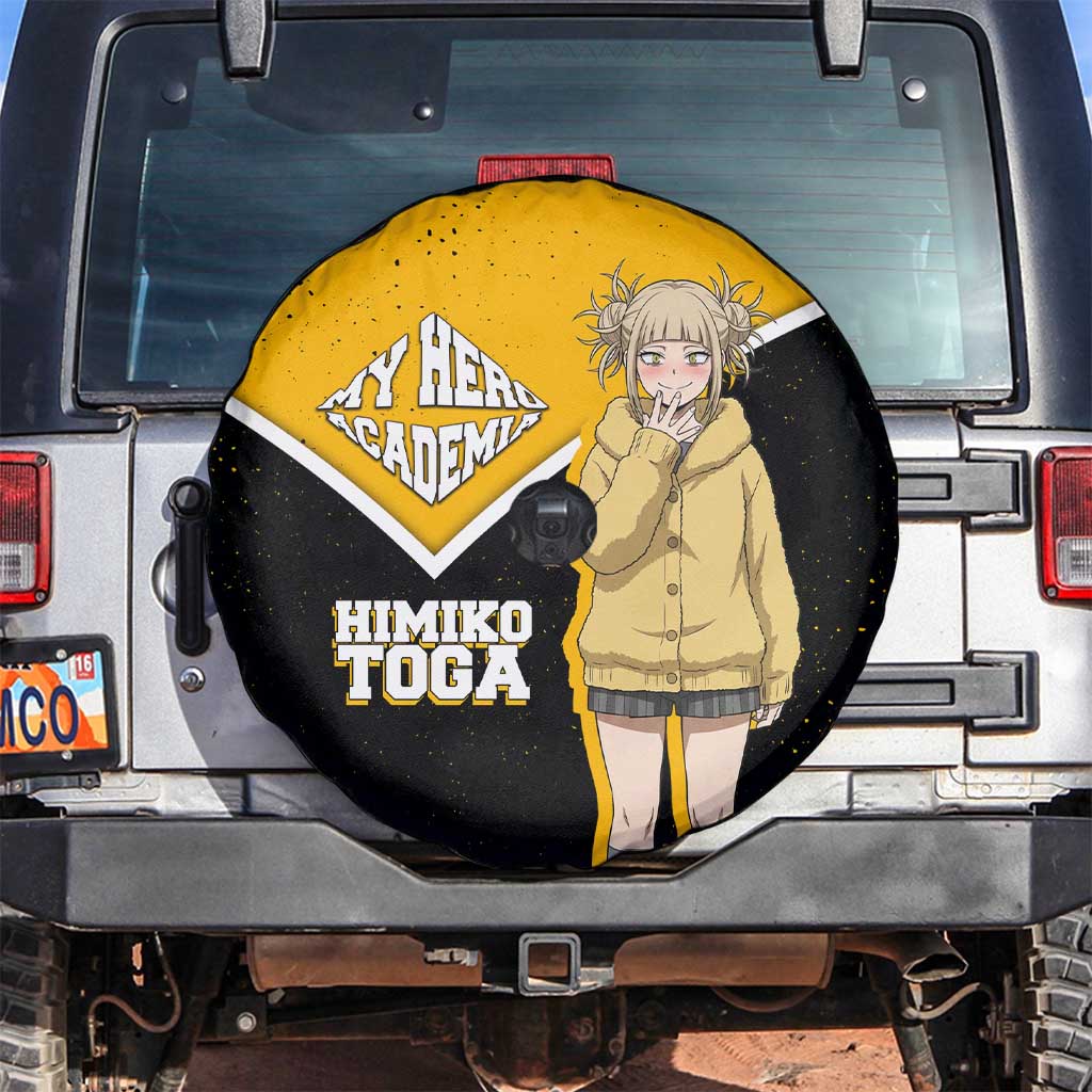 Himiko Toga My Hero Academia Spare Tire Cover Anime Grunge Splatter Graphic Style