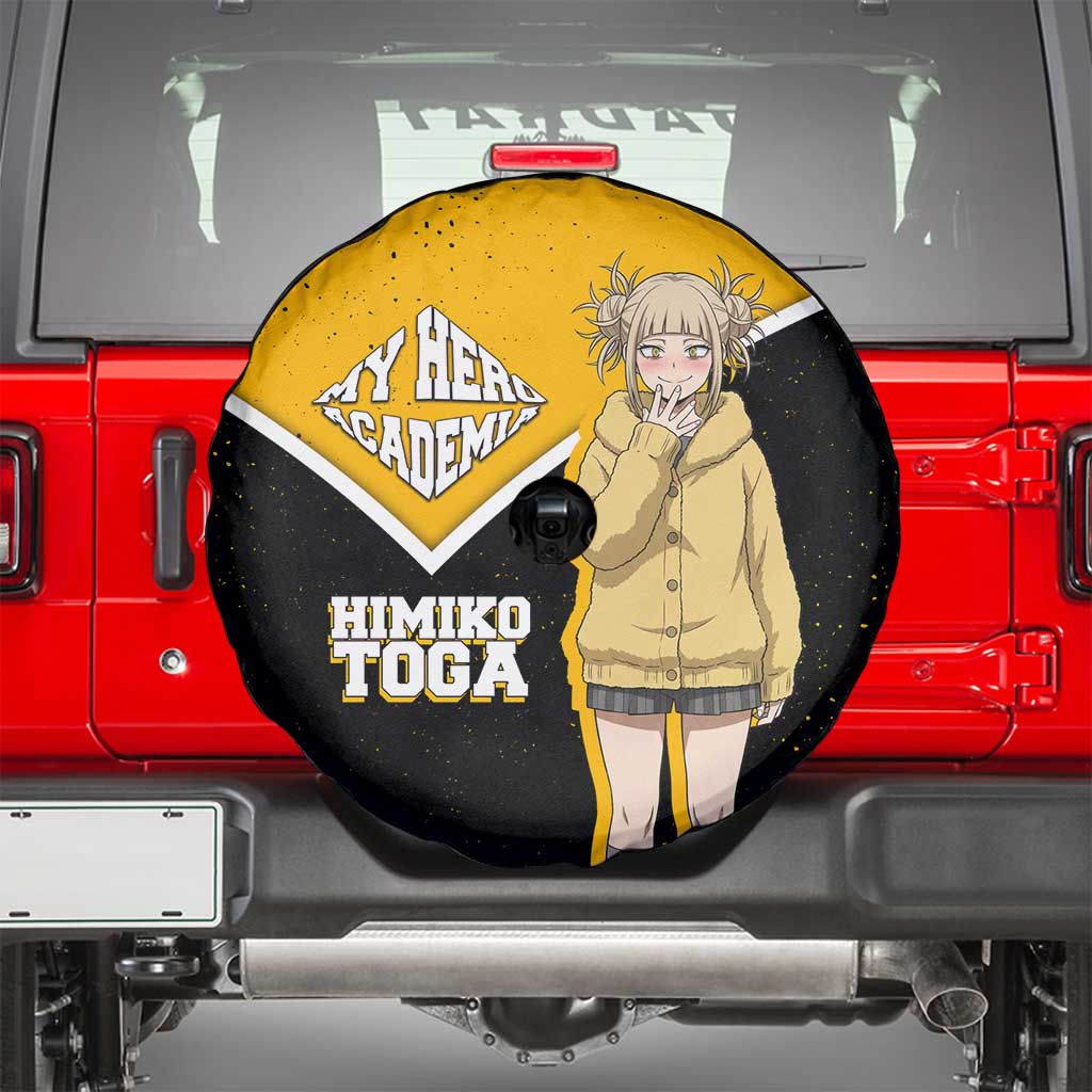 Himiko Toga My Hero Academia Spare Tire Cover Anime Grunge Splatter Graphic Style