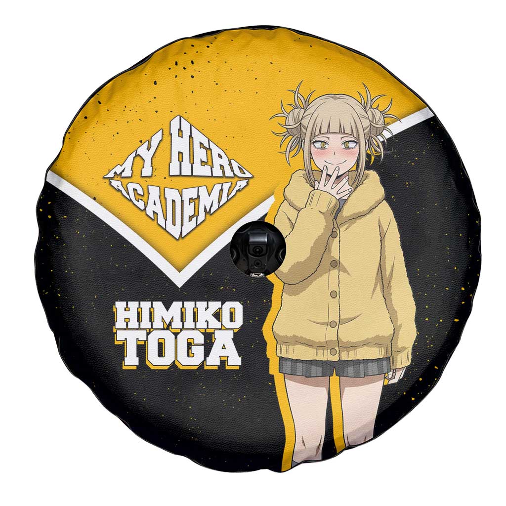 Himiko Toga My Hero Academia Spare Tire Cover Anime Grunge Splatter Graphic Style