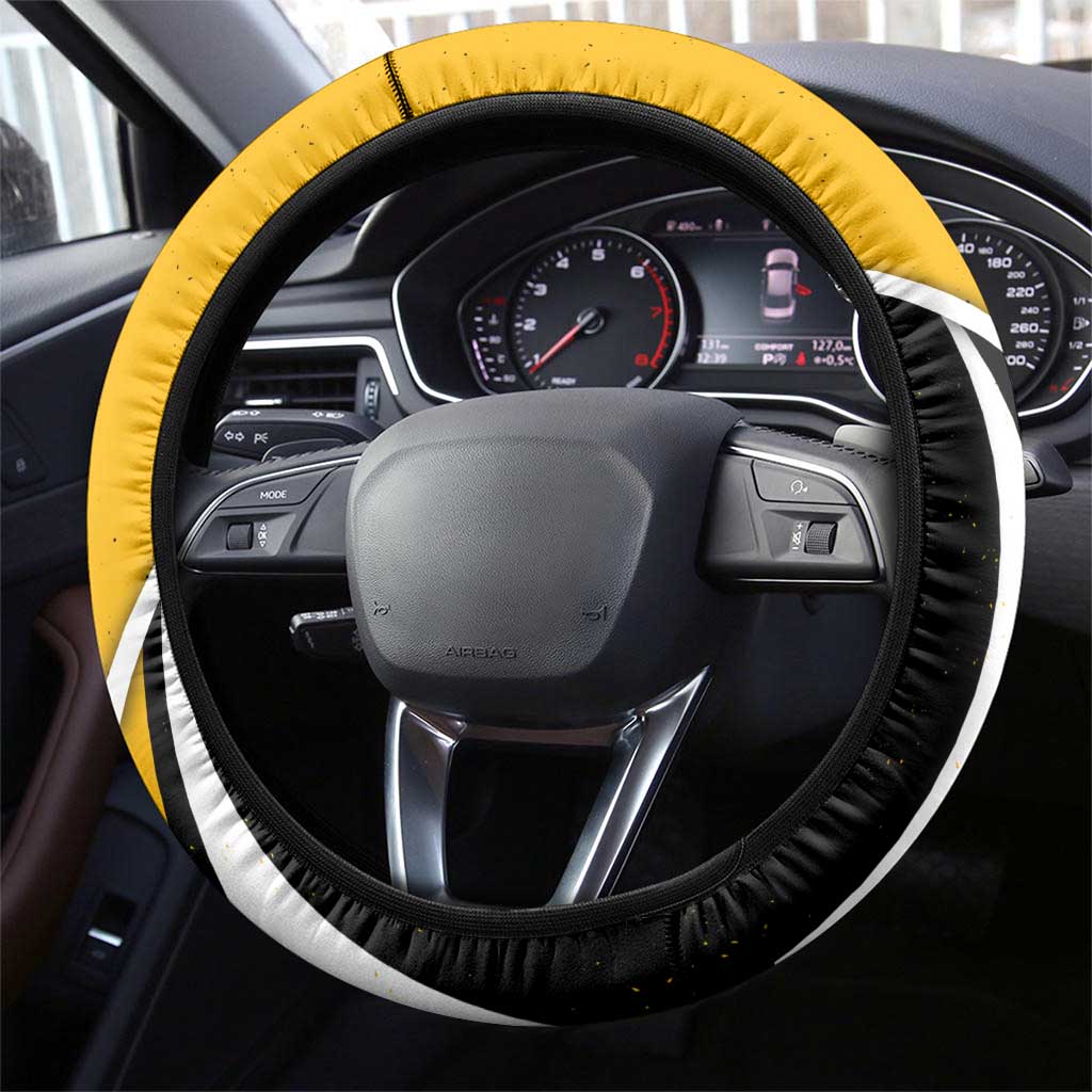Himiko Toga My Hero Academia Steering Wheel Cover Anime Grunge Splatter Graphic Style