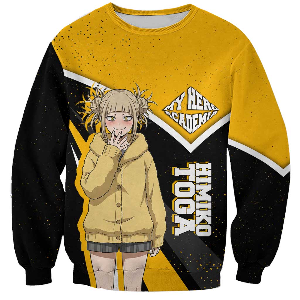 Himiko Toga My Hero Academia Sweatshirt Anime Grunge Splatter Graphic Style