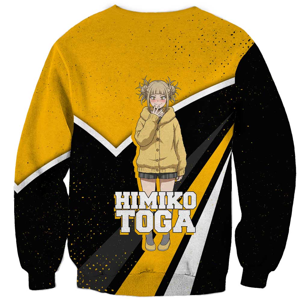Himiko Toga My Hero Academia Sweatshirt Anime Grunge Splatter Graphic Style