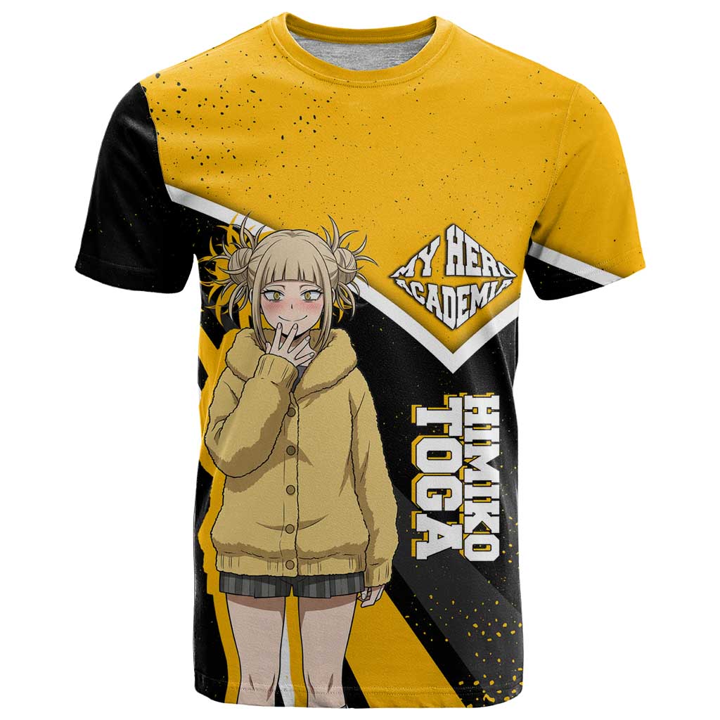 Himiko Toga My Hero Academia T Shirt Anime Grunge Splatter Graphic Style