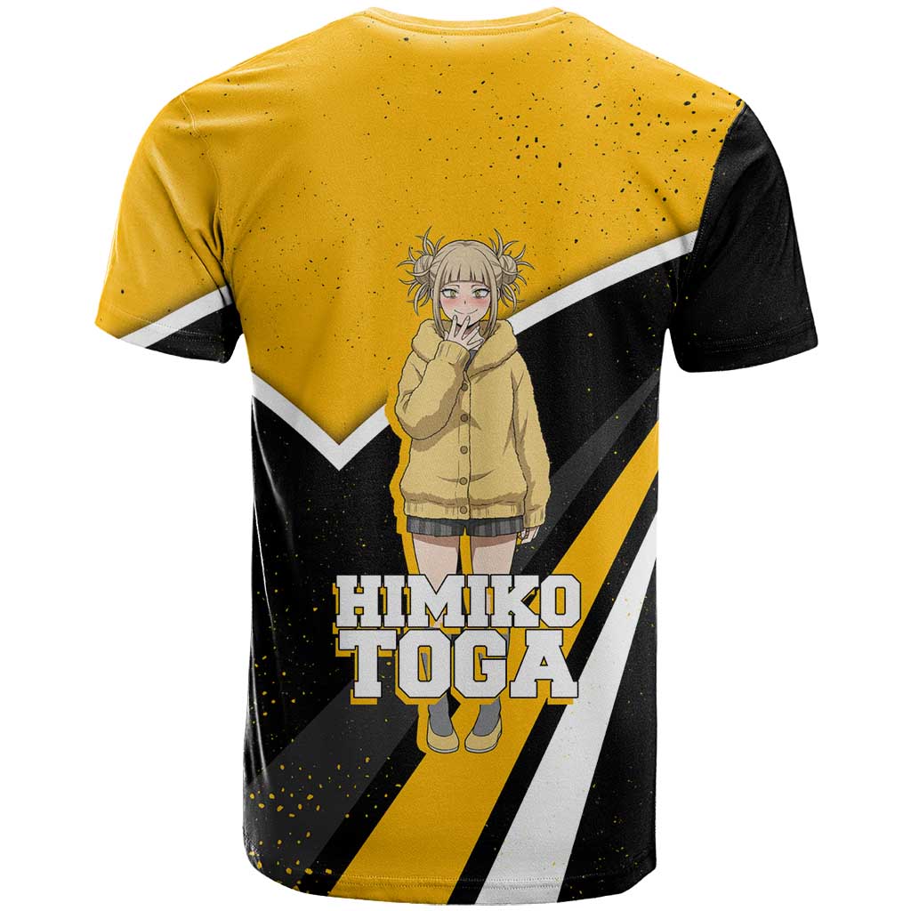 Himiko Toga My Hero Academia T Shirt Anime Grunge Splatter Graphic Style