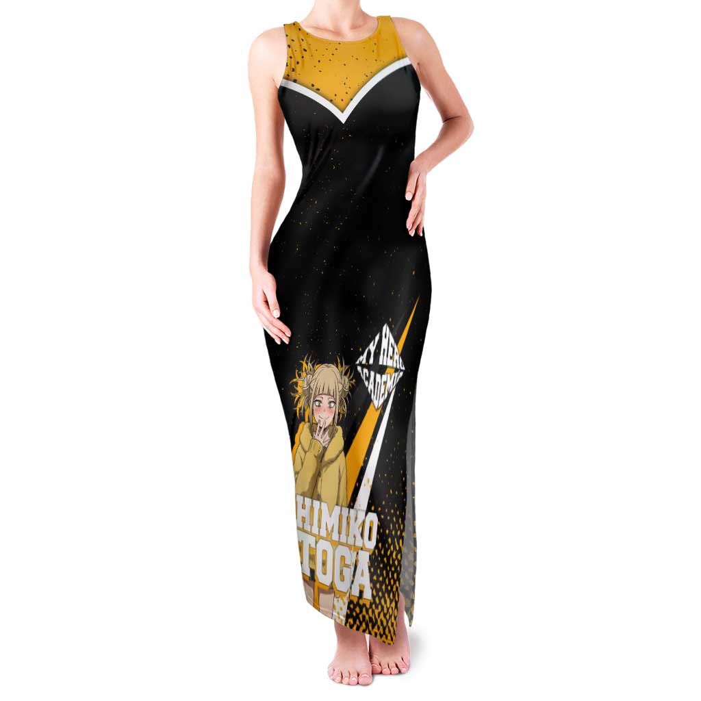 Himiko Toga My Hero Academia Tank Maxi Dress Anime Grunge Splatter Graphic Style