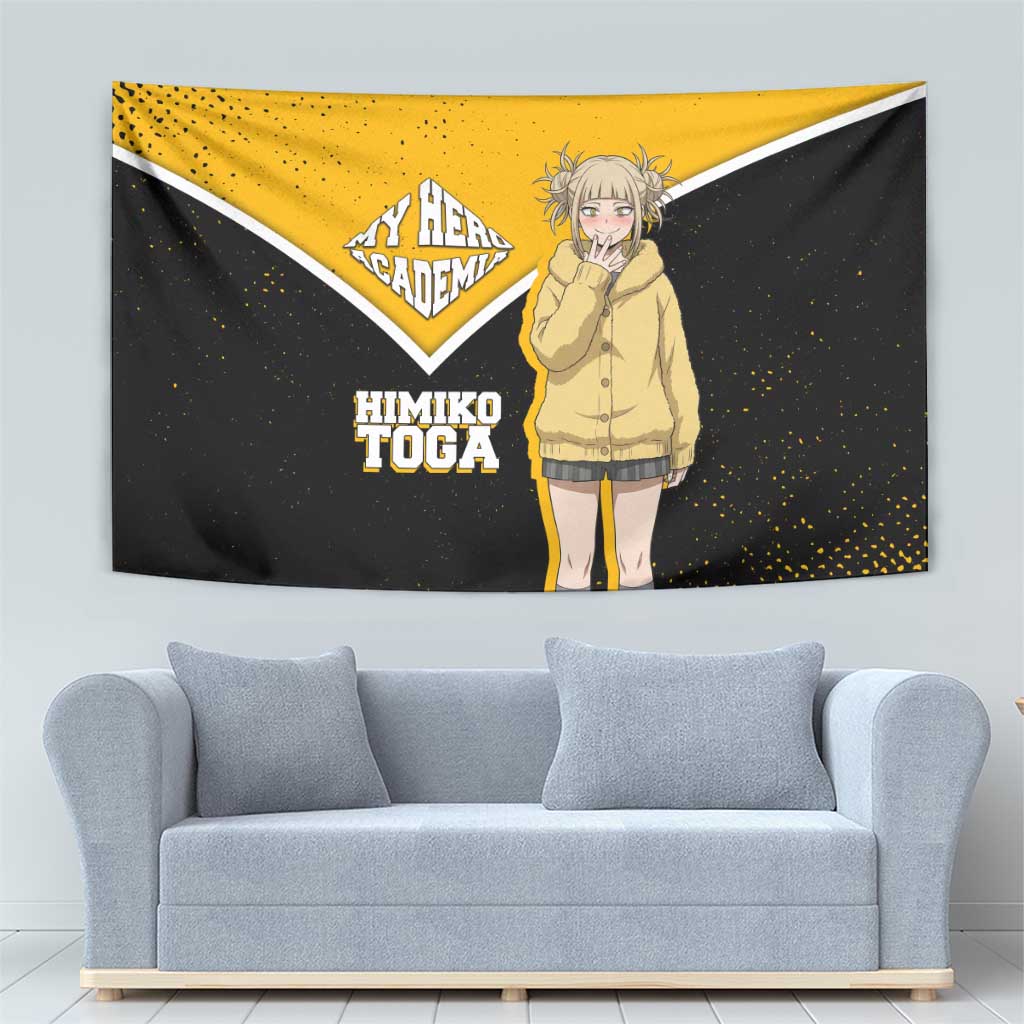 Himiko Toga My Hero Academia Tapestry Anime Grunge Splatter Graphic Style