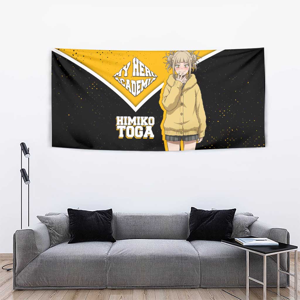 Himiko Toga My Hero Academia Tapestry Anime Grunge Splatter Graphic Style
