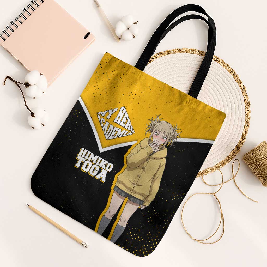 Himiko Toga My Hero Academia Tote Bag Anime Grunge Splatter Graphic Style