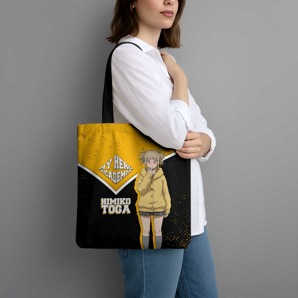 Himiko Toga My Hero Academia Tote Bag Anime Grunge Splatter Graphic Style