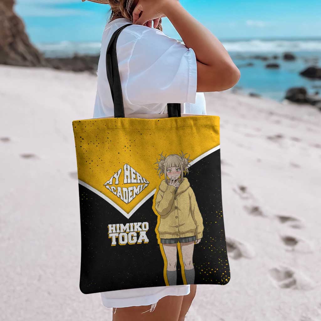 Himiko Toga My Hero Academia Tote Bag Anime Grunge Splatter Graphic Style