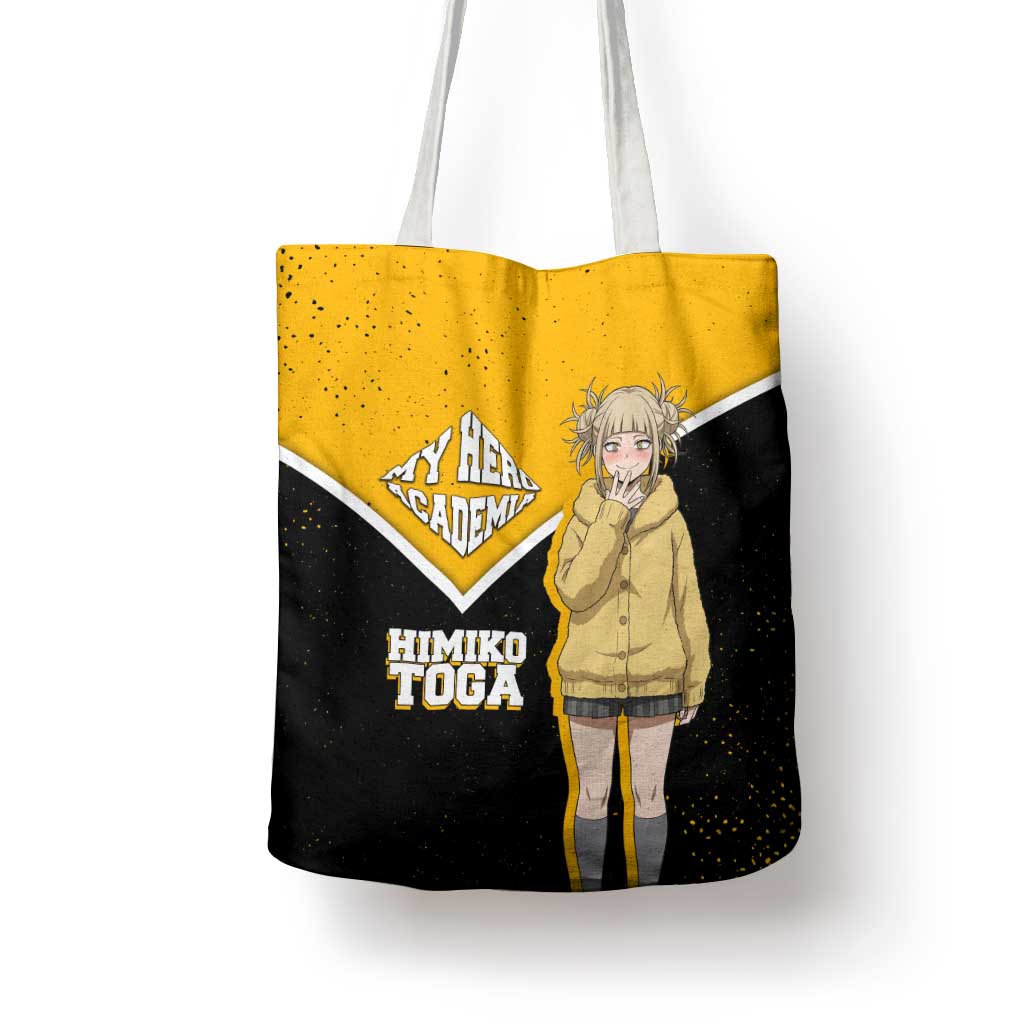 Himiko Toga My Hero Academia Tote Bag Anime Grunge Splatter Graphic Style