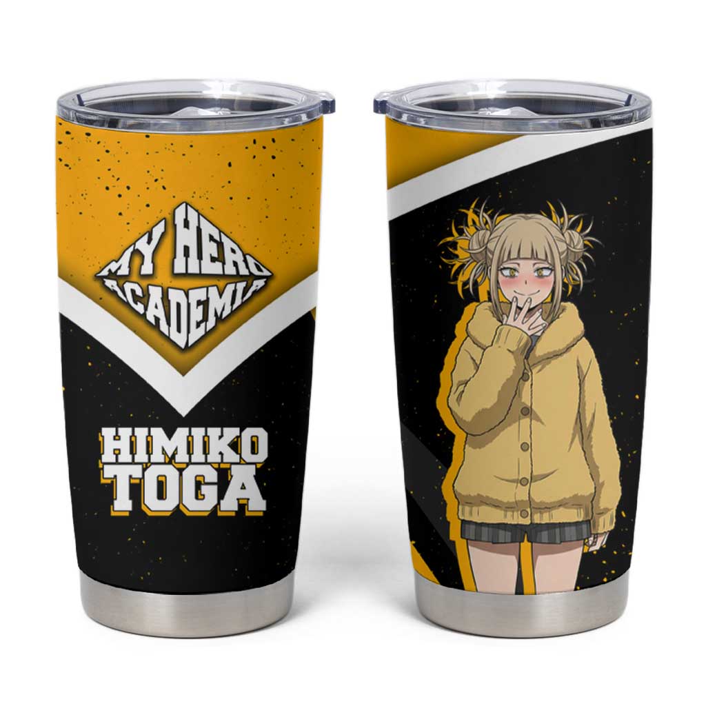 Himiko Toga My Hero Academia Tumbler Cup Anime Grunge Splatter Graphic Style