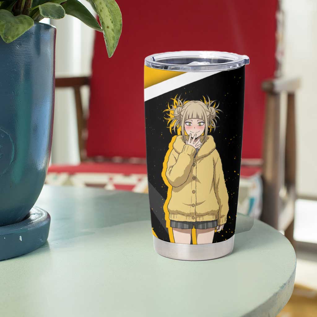 Himiko Toga My Hero Academia Tumbler Cup Anime Grunge Splatter Graphic Style
