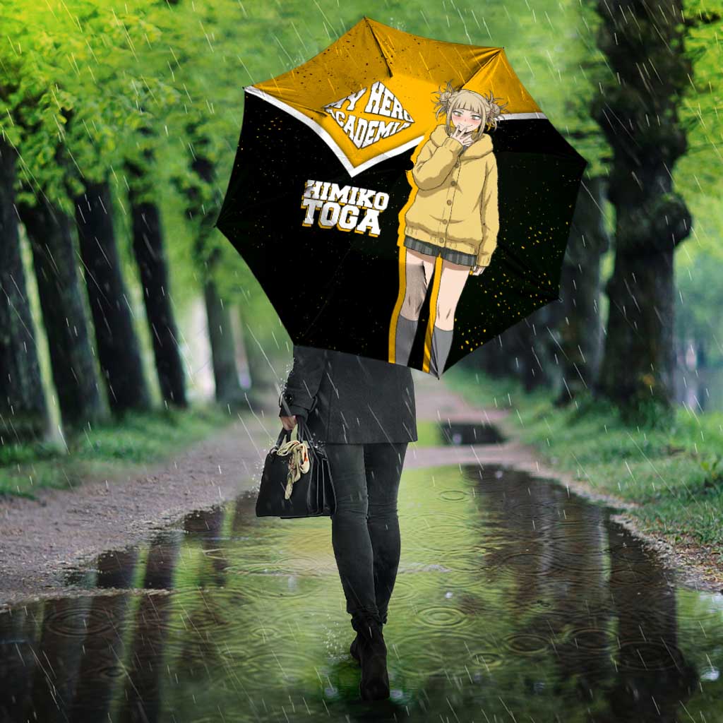 Himiko Toga My Hero Academia Umbrella Anime Grunge Splatter Graphic Style