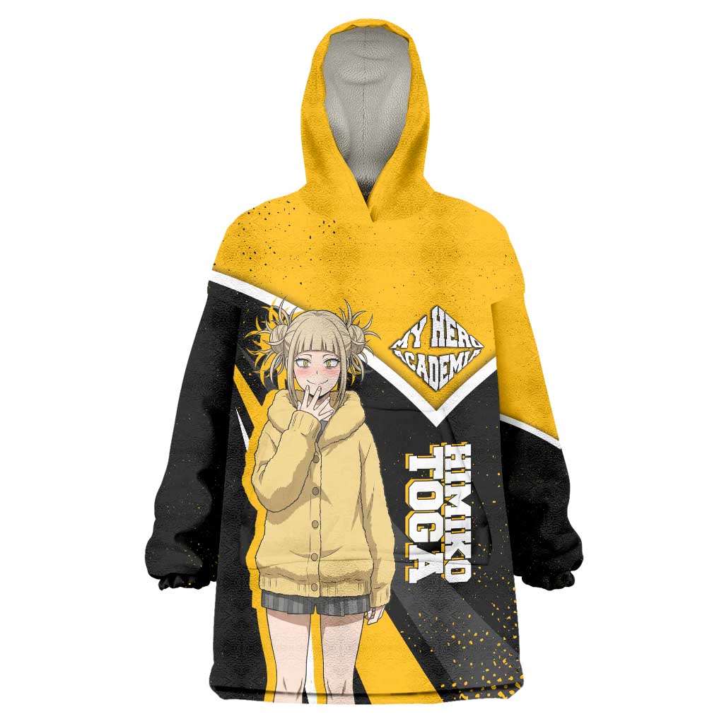 Himiko Toga My Hero Academia Wearable Blanket Hoodie Anime Grunge Splatter Graphic Style