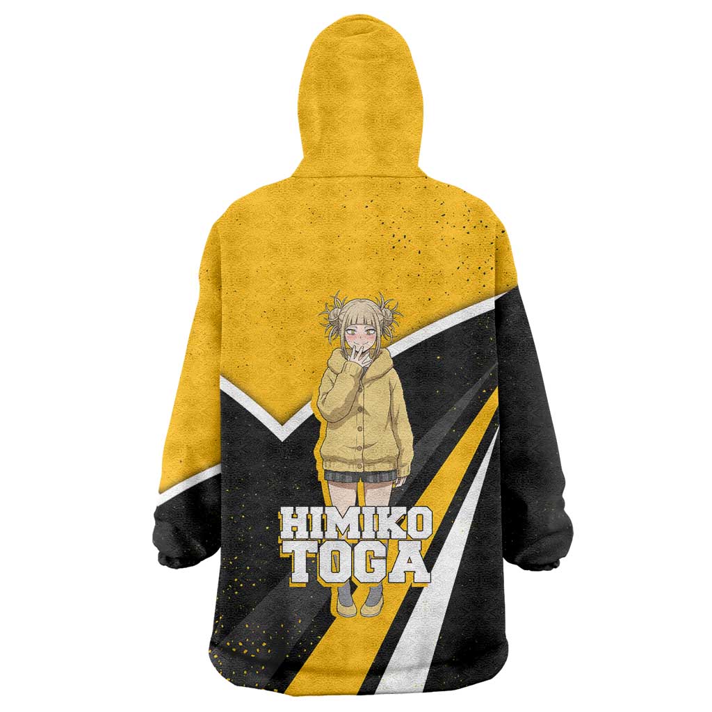 Himiko Toga My Hero Academia Wearable Blanket Hoodie Anime Grunge Splatter Graphic Style