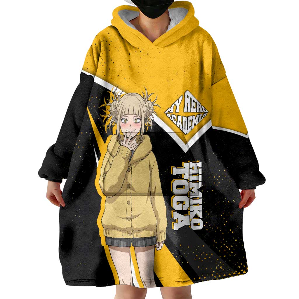 Himiko Toga My Hero Academia Wearable Blanket Hoodie Anime Grunge Splatter Graphic Style