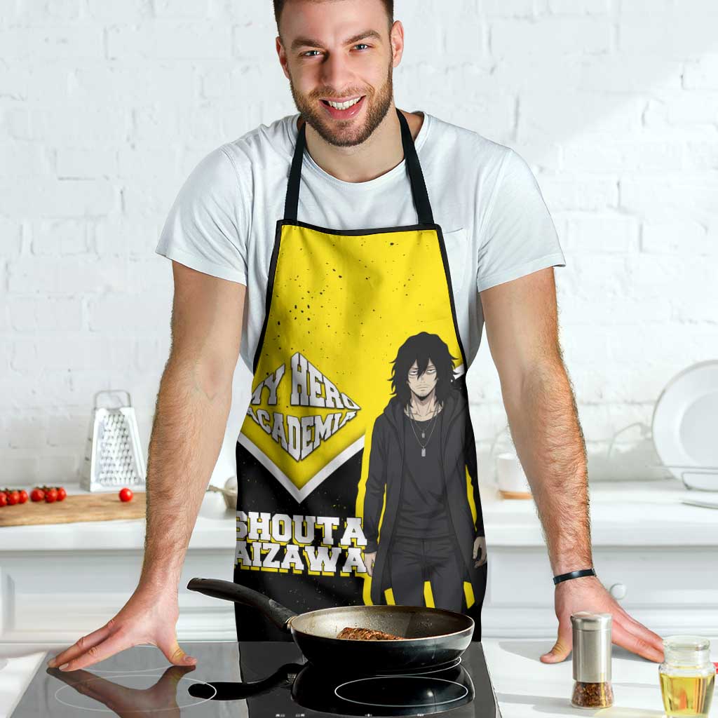 Shouta Aizawa My Hero Academia Apron Anime Grunge Splatter Graphic Style