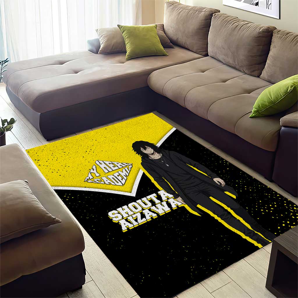 Shouta Aizawa My Hero Academia Area Rug Anime Grunge Splatter Graphic Style