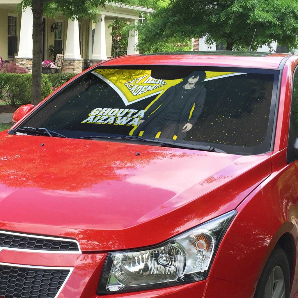 Shouta Aizawa My Hero Academia Auto Sun Shade Anime Grunge Splatter Graphic Style