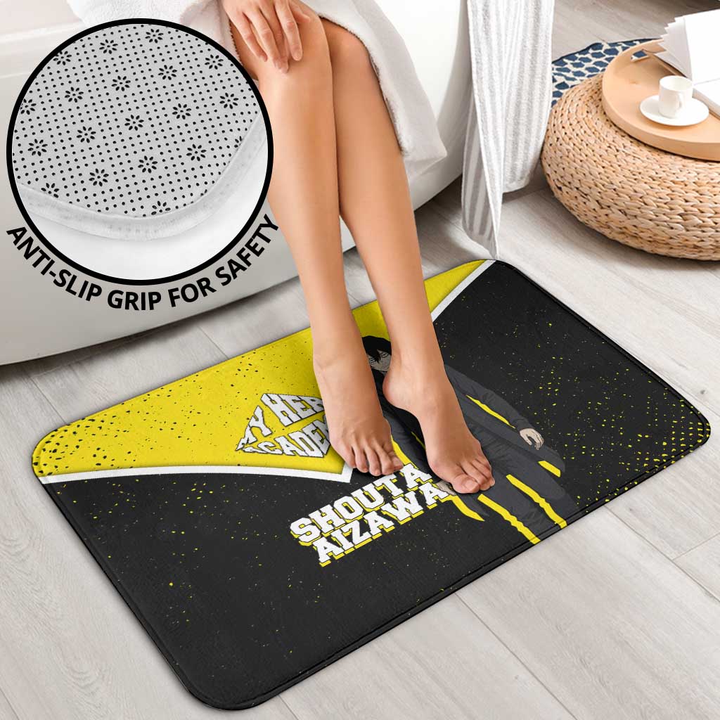 Shouta Aizawa My Hero Academia Bathroom Set Anime Grunge Splatter Graphic Style