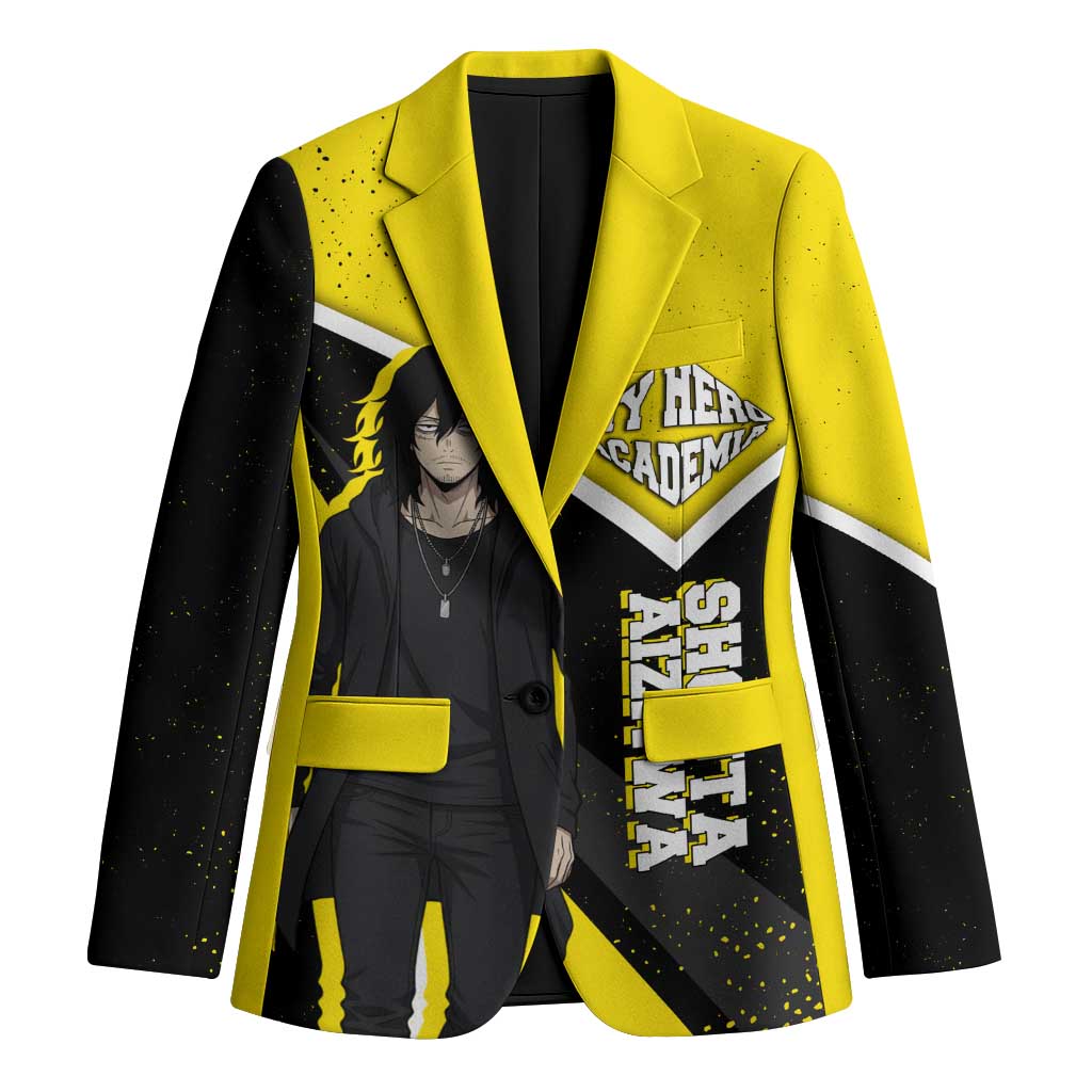 Shouta Aizawa My Hero Academia Blazer Anime Grunge Splatter Graphic Style