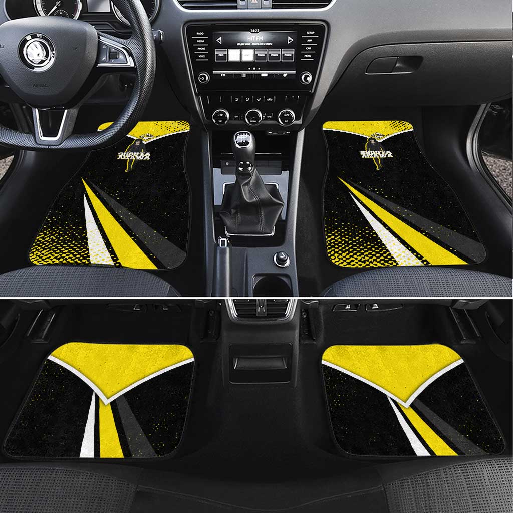 Shouta Aizawa My Hero Academia Car Mats Anime Grunge Splatter Graphic Style