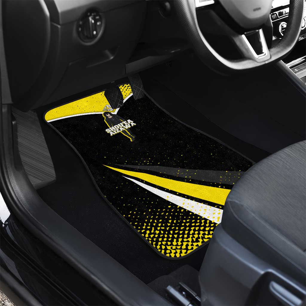 Shouta Aizawa My Hero Academia Car Mats Anime Grunge Splatter Graphic Style