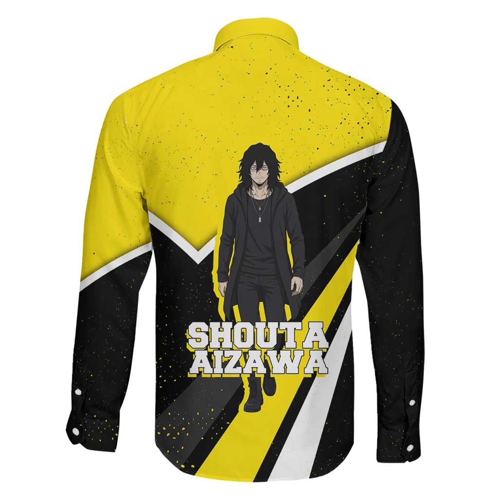 Shouta Aizawa My Hero Academia Family Matching Tank Maxi Dress and Hawaiian Shirt Anime Grunge Splatter Graphic Style