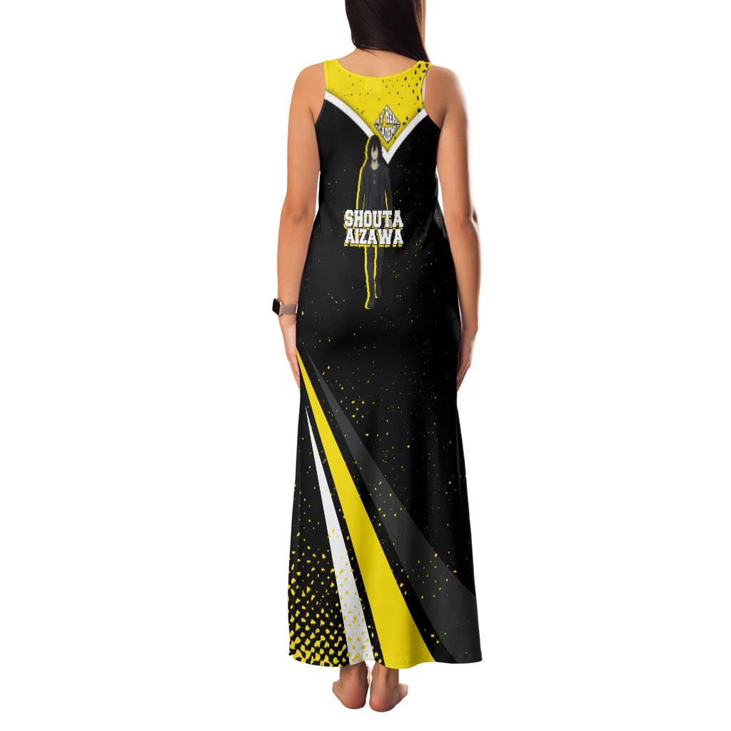 Shouta Aizawa My Hero Academia Family Matching Tank Maxi Dress and Hawaiian Shirt Anime Grunge Splatter Graphic Style