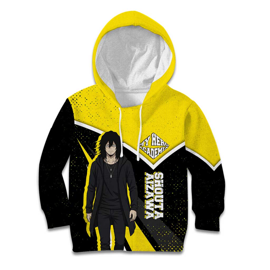 Shouta Aizawa My Hero Academia Kid Hoodie Anime Grunge Splatter Graphic Style